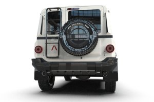 Ineos Grenadier Mud Flap - Rally Armor - Metallic Black Logo - Black - `23-`25